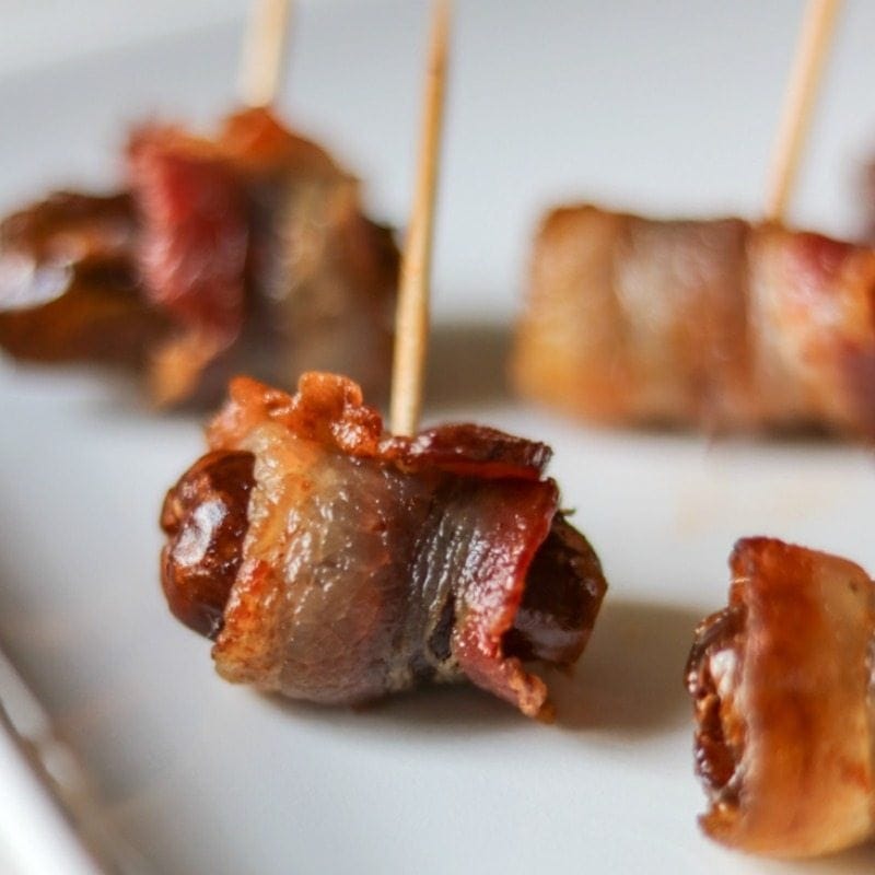 Bacon wrapped dates recipe