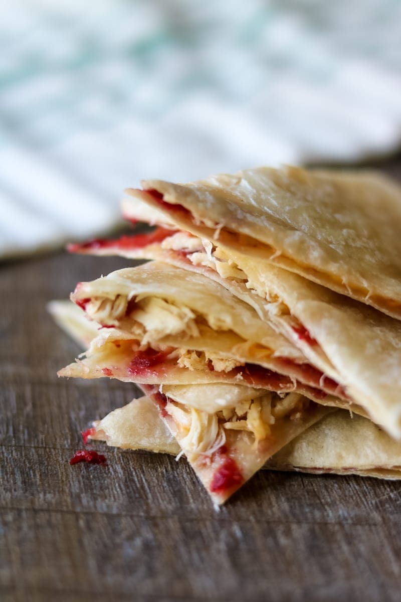 Quick and Easy Leftover Thanksgiving Turkey Quesadilla