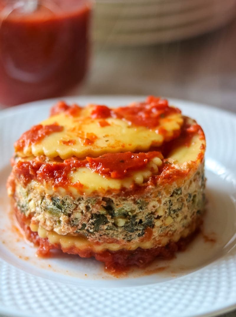 Easy Baked Ravioli Lasagna | A Mind "Full" Mom