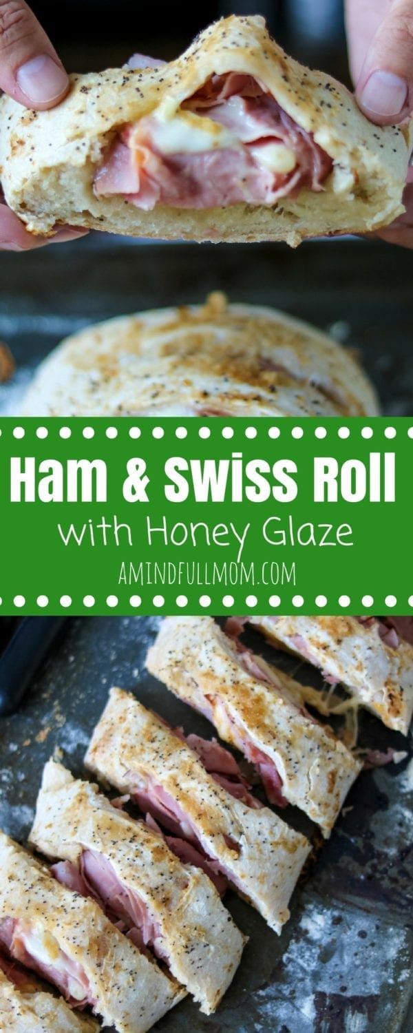 Ham and Swiss Loaf with Horseradish Honey Glaze
