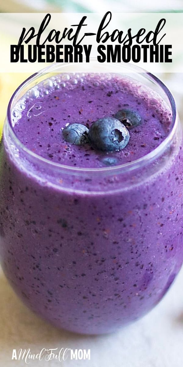 Full of sweet blueberry flavor and healthy antioxidants, this Blueberry Smoothie is absolutely delicious! Made with the addition of avocado that keeps the smoothie and creamy and rich and a bit of kale for additional nutrients, the blueberries are truly the star of this smoothie recipe. 