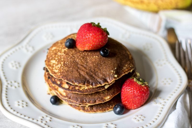 Easy High Protein Gluten Free Pancakes A Mind Full Mom