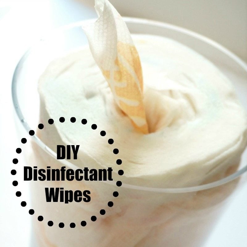 DIY All Natural Disinfectant Wipes - A