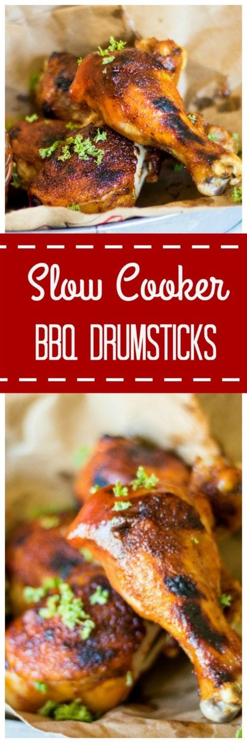 Easy Slow Cooker BBQ Drumsticks: Gluten-Free, Dairy-Free, Paleo