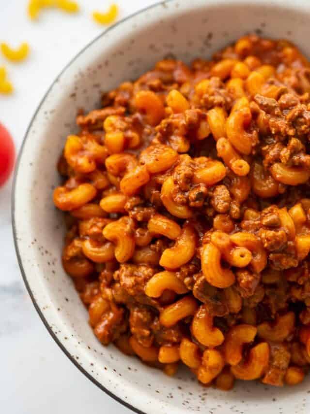 Homemade Hamburger Helper