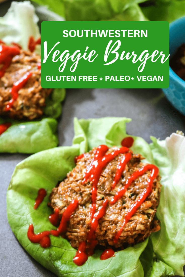 These Southwestern Veggie Burgers are made with zucchini and sweet potato and happen to be bean-free, soy-free, gluten-free, dairy-free, vegan, egg-free, and grain-free--making them the perfect allergy-friendly Veggie Burger.  