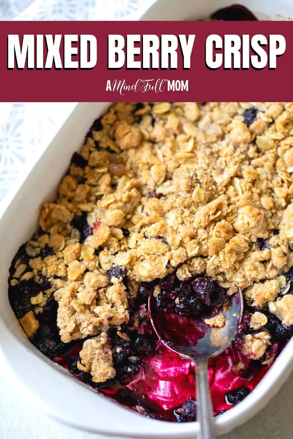 The Best Berry Crisp (Baked or Grilled) | A Mind 