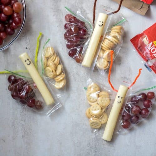 Easy Butterfly Snack Bags Using Clothespins and Baggies
