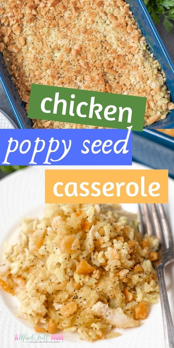 Poppy Seed Chicken--lightened up! With a few swaps, this classically heavy recipe for Chicken Poppy Seed has been lightened up, but still JUST as delicious to make and eat!
