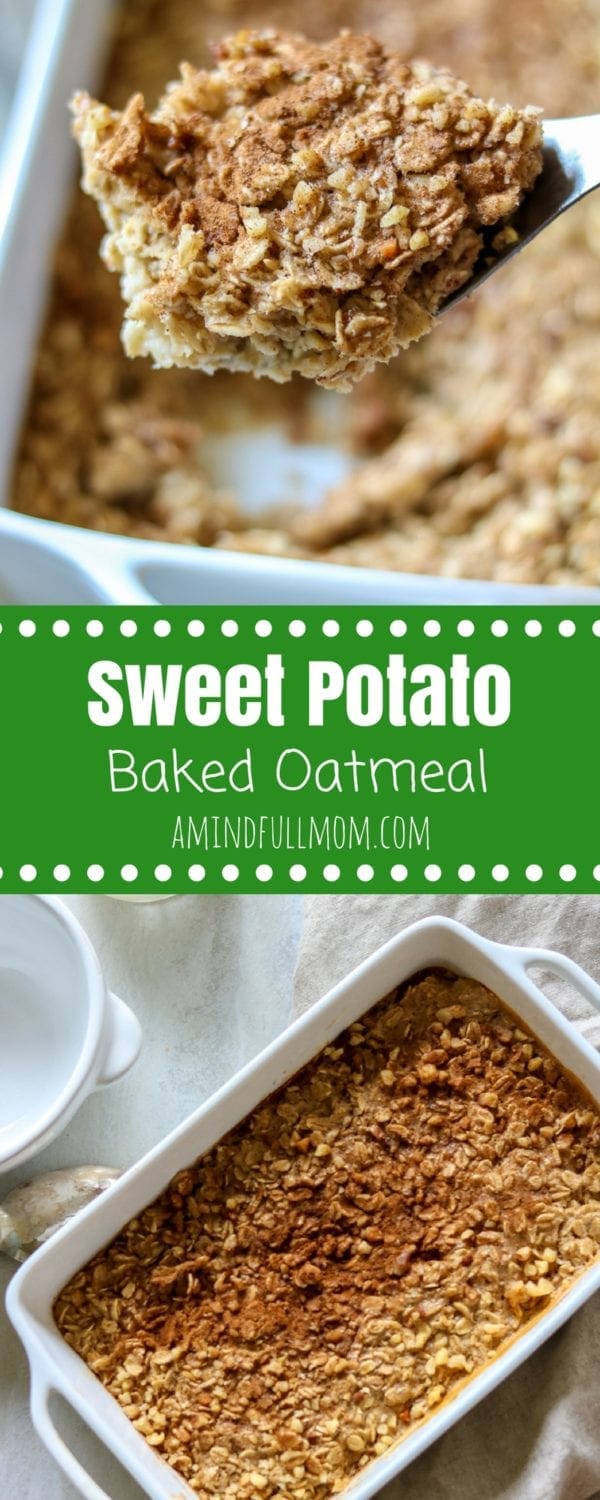 Healthy Baked Sweet Potato Oatmeal: An Easy Oatmeal Recipe