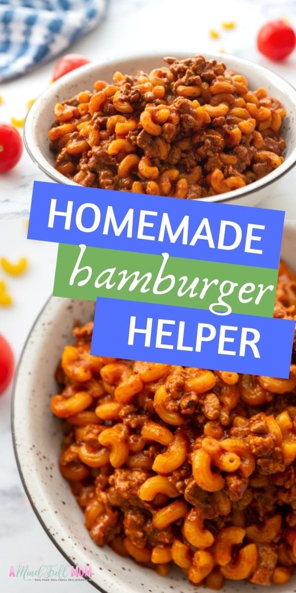 Ditch the boxed mix and make Homemade Hamburger Helper! 
This recipe for hamburger helper comes together with pantry staples, in one pot and in less than 30 minutes--not to mention it tastes much better than the original. 
