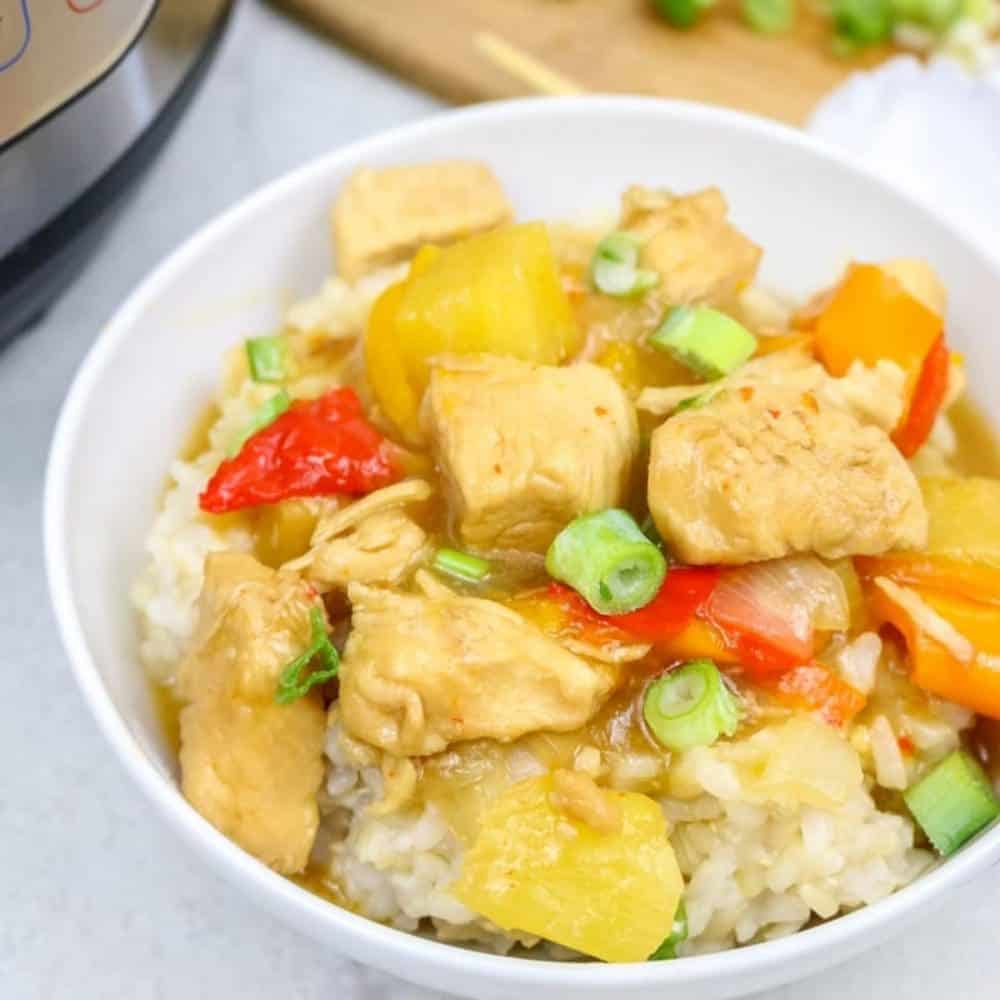 Bowl of Sweet and Sour Chicken