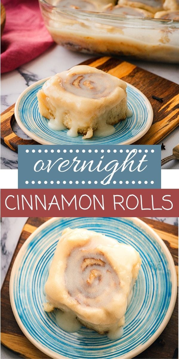 This is the BEST recipe for Overnight Cinnamon Rolls ever! Soft, tender, and oozing with cinnamon flavor, no one would guess these cinnamon rolls are made with a few healthy swaps! Still just as delicious as the classic Cinnabon Cinnamon Roll, this recipe for Homemade Cinnamon Rolls is also super easy to make. 