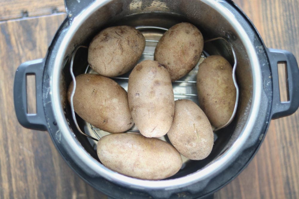 Perfectly cooked Potatoes in Instant Pot .