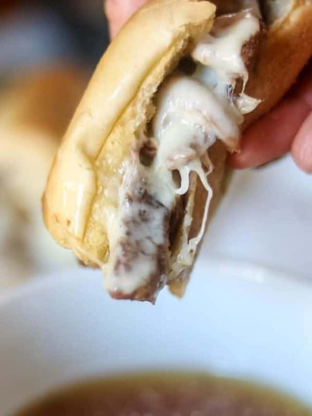 INSTANT POT FRENCH DIP SANDWICHES