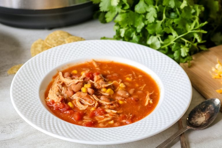Instant Pot Chicken Chili (with Canned or Dried Beans) A Mind 