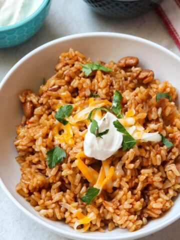 Easy Instant Pot Rice and Beans Recipe