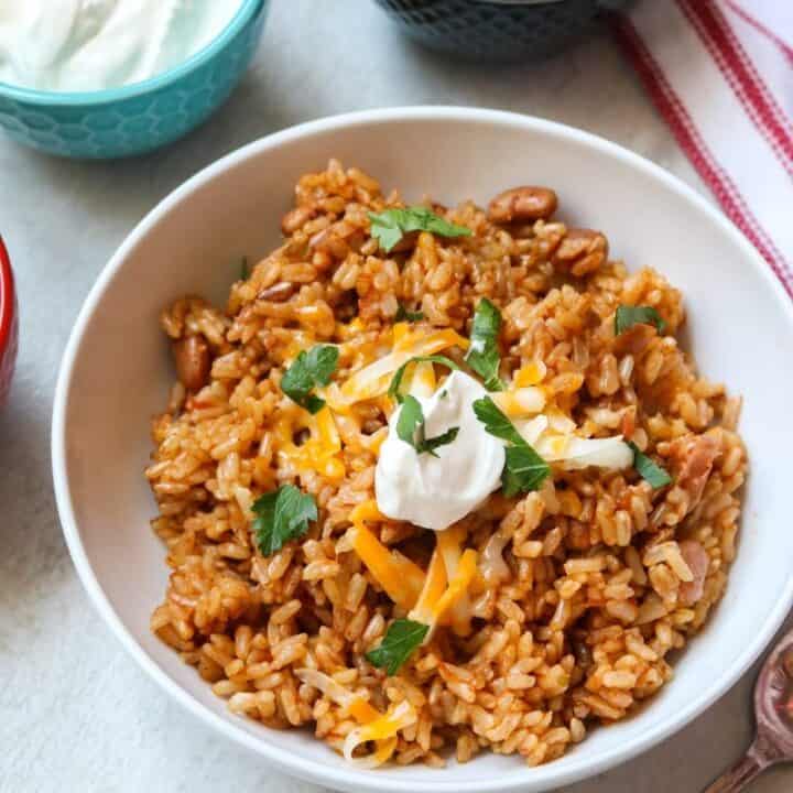 Easy Instant Pot Rice and Beans Recipe