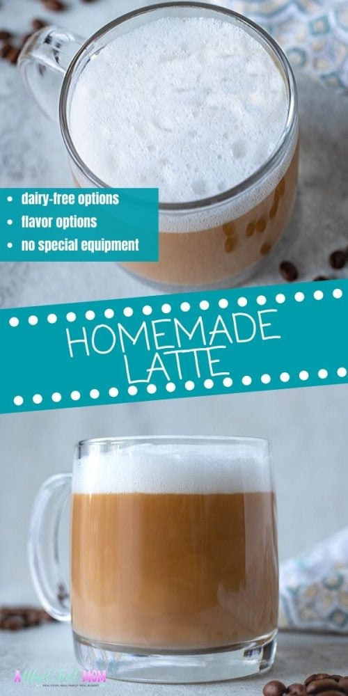  Skip the expensive chain's lattes and make your own at home! This easy recipe will show you how to make a latte step by step without ANY fancy equipment needed. Start with a basic latte recipe and then let your imagination go wild to flavor up your latte exactly how you like! Make a vanilla latte, peppermint latte, mocha latte. And the best part about this recipe? You can use any type of milk you like--so dairy-free latte, non-fat latte, a rich decadent latte--the choice is yours!