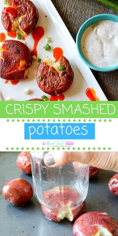 Buffalo seasoning dresses up traditional smashed red potatoes. These crispy, crunchy, smashed potatoes are full of flavor and textures and make a delicious side dish. Check out the recipe for more delicious flavor combinations. 