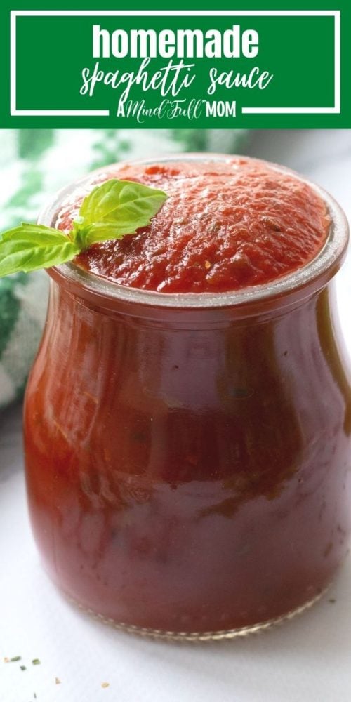 Nothing compares to Homemade Tomato Sauce! This recipe for homemade spaghetti sauce has been passed down through generations. It is rich, flavorful, and simple to make!
