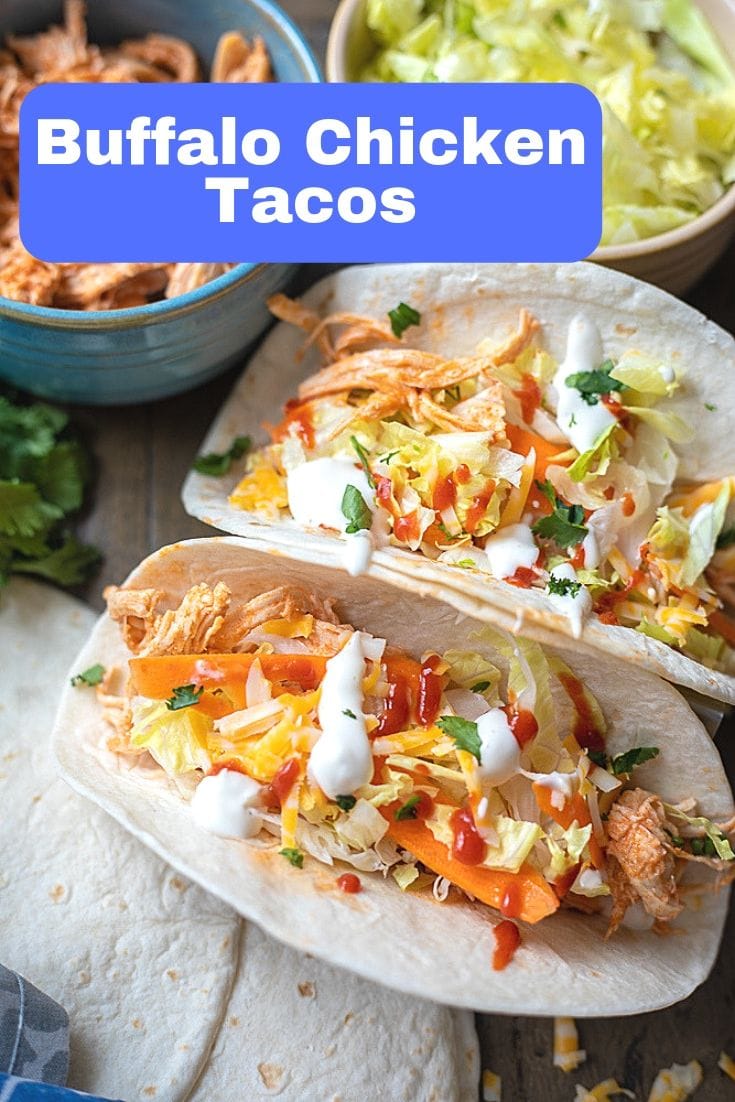 These Super Simple Buffalo Chicken Tacos change up taco night for the better! They come together in 15 minutes and spice up taco night for the better. 