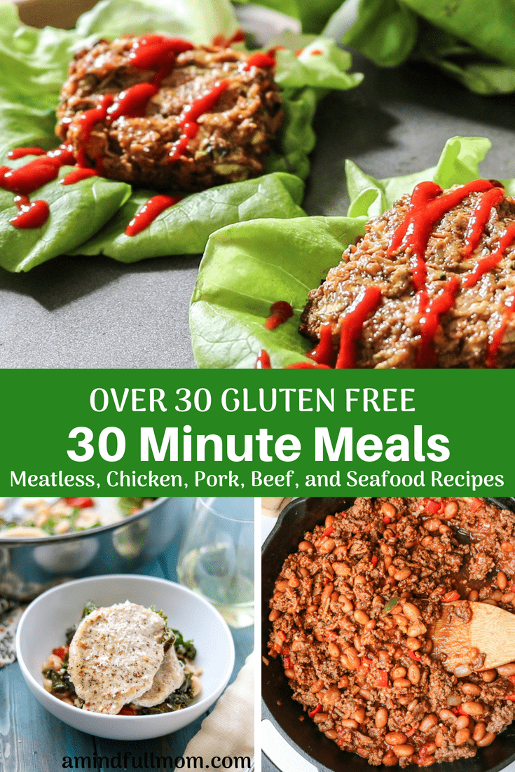 Easy Healthy Gluten Free 30 Minute Meals - A Mind 