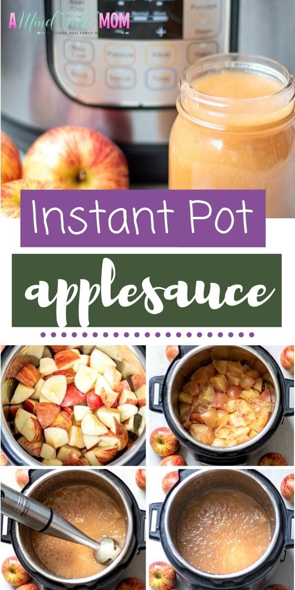 Instant Pot Applesauce (No Sugar Added) A Mind "Full" Mom