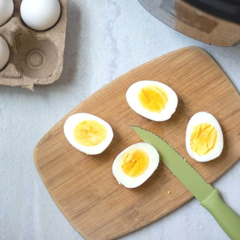 Perfect Instant Pot Hard Boiled Eggs {4-4-4 Rule} - FeelGoodFoodie