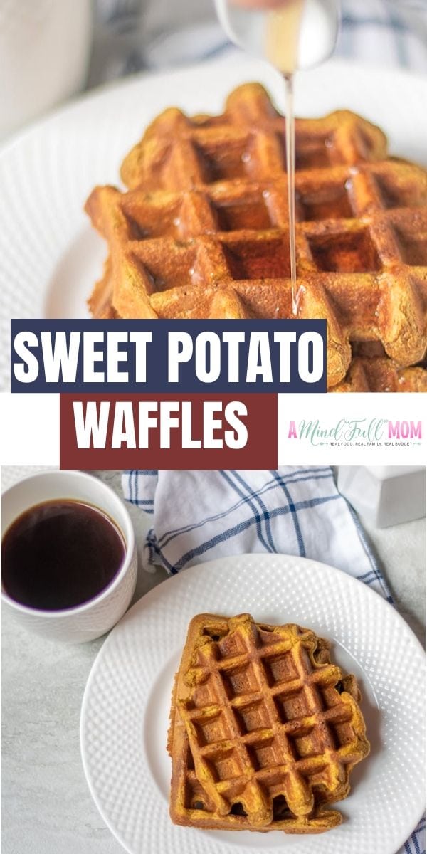 Decadent breakfast made with veggies? Yes please! These Sweet Potato Waffles are perfection! Made with a spiced batter that is gluten-free, these waffles are tender, fluffy and absolutely delicious! Even if you are not gluten free, you will LOVE these Gluten Free Sweet Potato Waffles! 