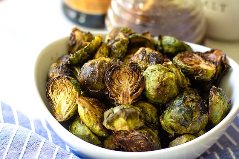 Oven Roasted Brussels Sprouts with Balsamic Glaze A Mind