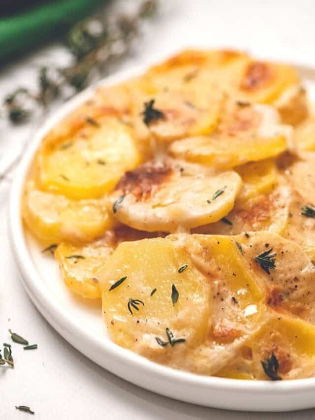 HOMEMADE SCALLOPED POTATOES