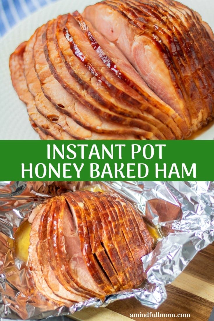 You will never make ham another way after making this Instant Pot Honey Baked Ham! Spiral sliced ham is steamed to perfection with a sweet honey sauce, keeping this ham full of flavor and moisture. 