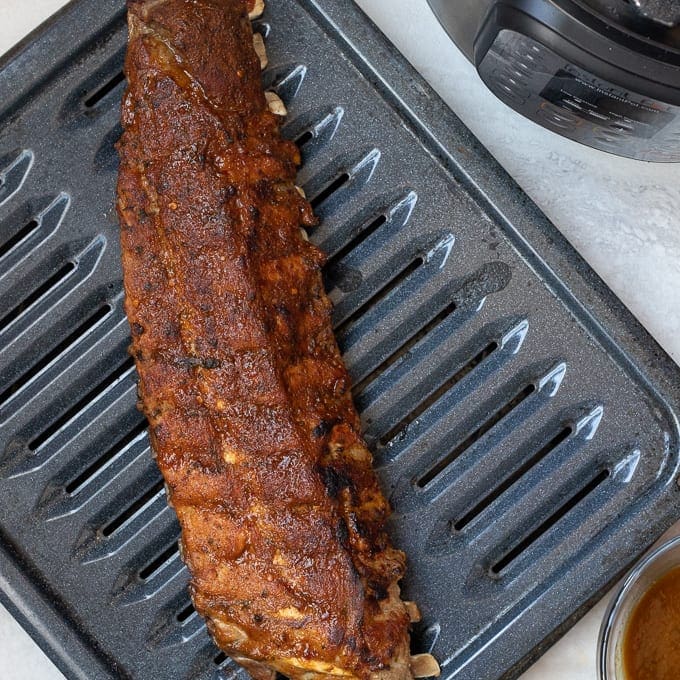 Broiled Instant Pot Ribs