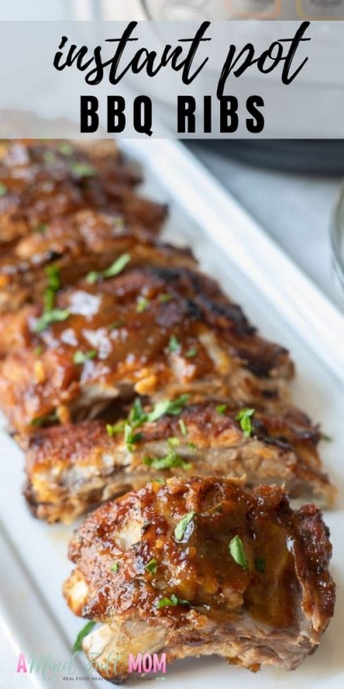 Yes, you CAN make perfect ribs right in your Instant Pot! Made with a homemade dry rub and then cooked to tender perfection, Instant Pot ribs are one of the easiest, tastiest ways to enjoy ribs ever! While it may seem impossible, with a few "secret" ingredients, you can make delicious BBQ ribs that are more tender and just as delicious as smoked ribs--in UNDER an hour in the Instant Pot.