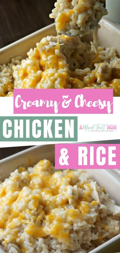 Creamy and Cheesy Chicken and Rice--A Mind 