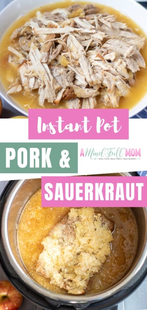 Instant Pot Pork and Sauerkraut | A Mind 
