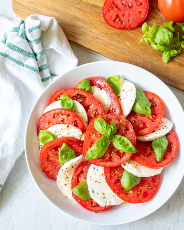 Tomato and Mozzarella Salad | A Mind 