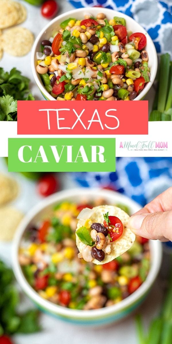 If you are looking for a healthy, easy, crowd-loving recipe for a party--this Texas Caviar is a MUST make! It takes only 10 minutes of prep work and is a bright and fresh dip that is perfect for tail-gating, parties, and New Years. 