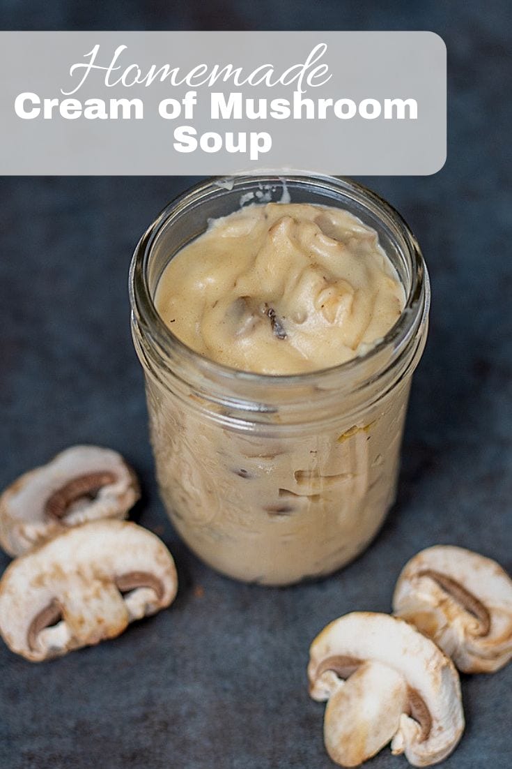 Skip the preservatives and make this easy Homemade Condensed Cream of Mushroom Soup in 20 minutes or less! This is the perfect substitute for any recipe that calls for condensed cream of mushrooms soup. 