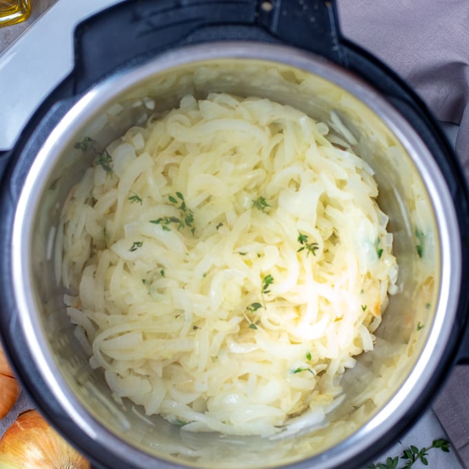 Caramelized Onions in Instant Pot.