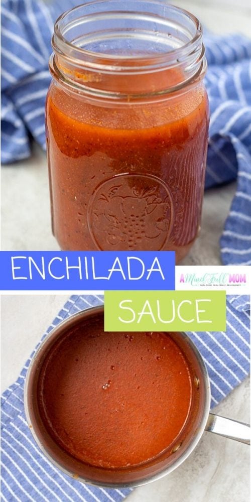 Made with simple ingredients, and in less than 10 minutes, this recipe for enchilada sauce will add so much flavor to your meals! Not only is this recipe easy to make, it is also so much better tasting than any store bought sauce. It will add so much flavor to your Mexican and Tex Mex recipes. 
