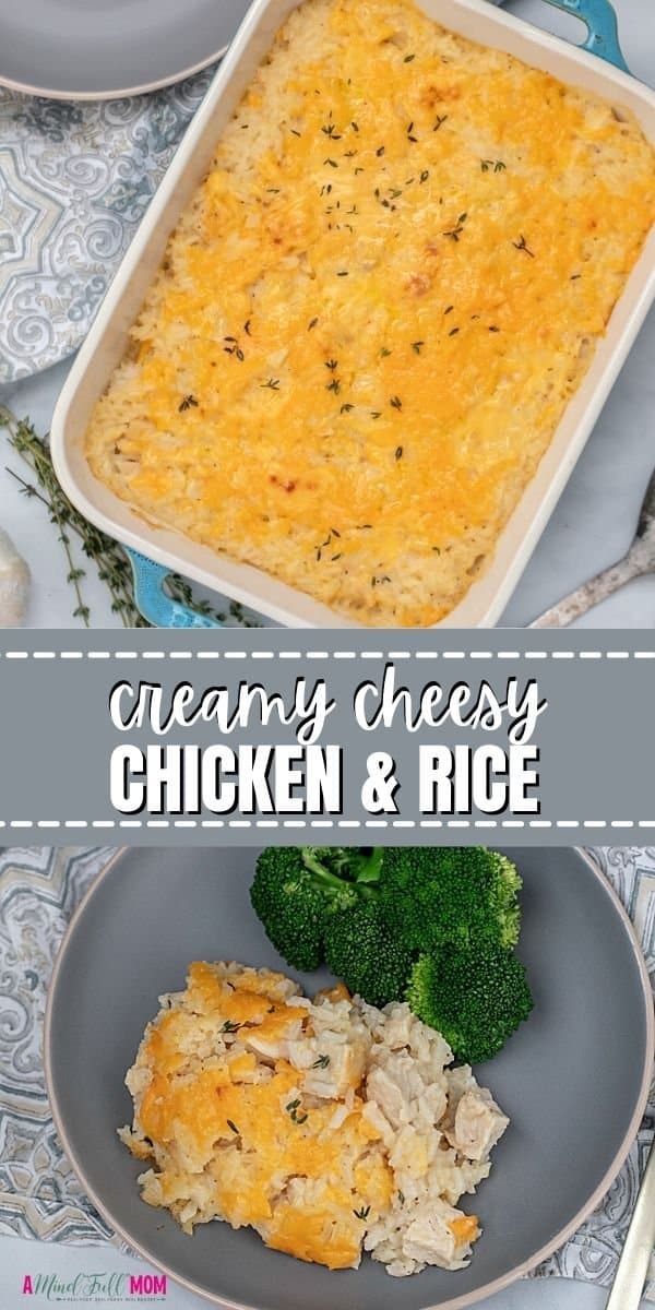 A from-scratch, rich, cheesy sauce coats rice and tender chicken to create an irresistible, creamy chicken and rice casserole. 