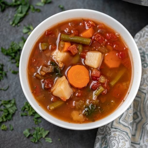 The Best Instant Pot Vegetable Soup Recipe | A Mind 