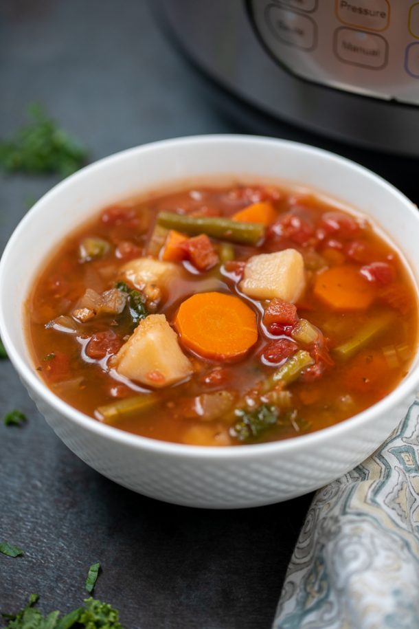 The Best Instant Pot Vegetable Soup Recipe A Mind "Full" Mom