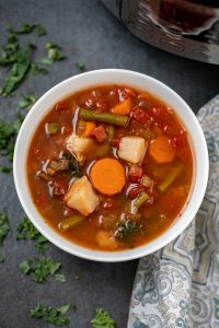 The Best Instant Pot Vegetable Soup Recipe | A Mind "Full" Mom