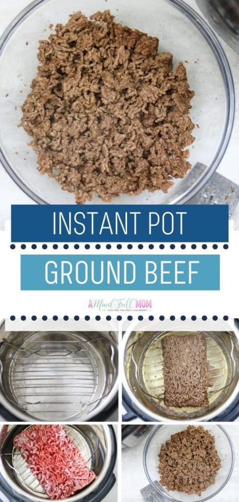 Instant Pot Ground Beef (Fresh or Frozen) | A Mind 