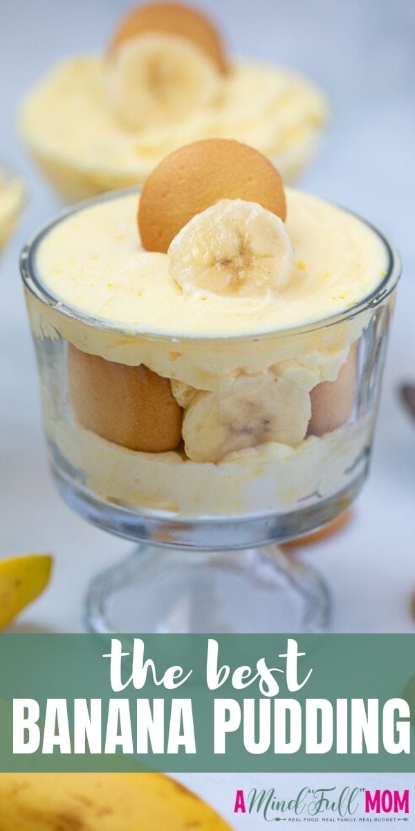 Prepare this from-scratch banana pudding and be prepared to be wowed. It is still simple to make, but yet is a step above traditional recipes for banana pudding. Made with from-scratch vanilla pudding, sweet bananas, and vanilla wafers, this Banana Pudding is creamy, light, fluffy, and filled with incredible flavor. So much better than using a boxed mix of pudding or cool whip!