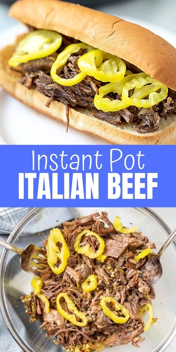 Zesty, tangy, and full of flavor, this recipe for Instant Pot Italian Beef results in the most mouthwatering, tender beef. Made with pepperoncini peppers and a homemade spice blend, Italian Beef is delicious served on its own, or as a base for an Italian Beef Sandwich.