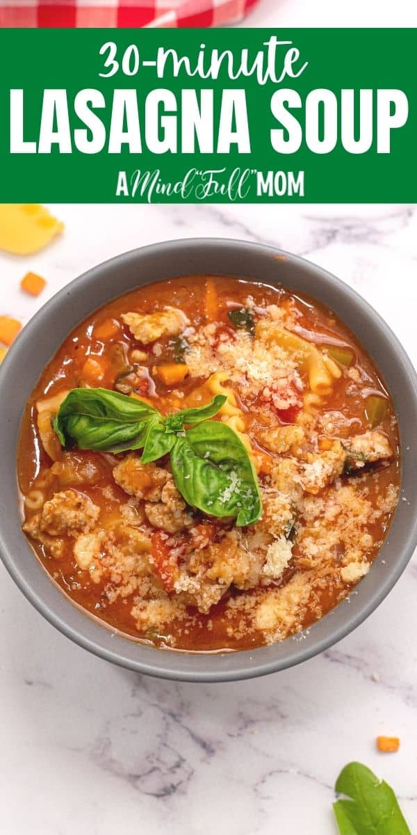 Easy Lasagna Soup Recipe | A Mind 